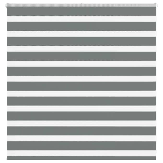 vidaXL - Zebra - rolgordijn - 145x100 - cm - stofbreedte - 140,9 - cm - donkergrijs