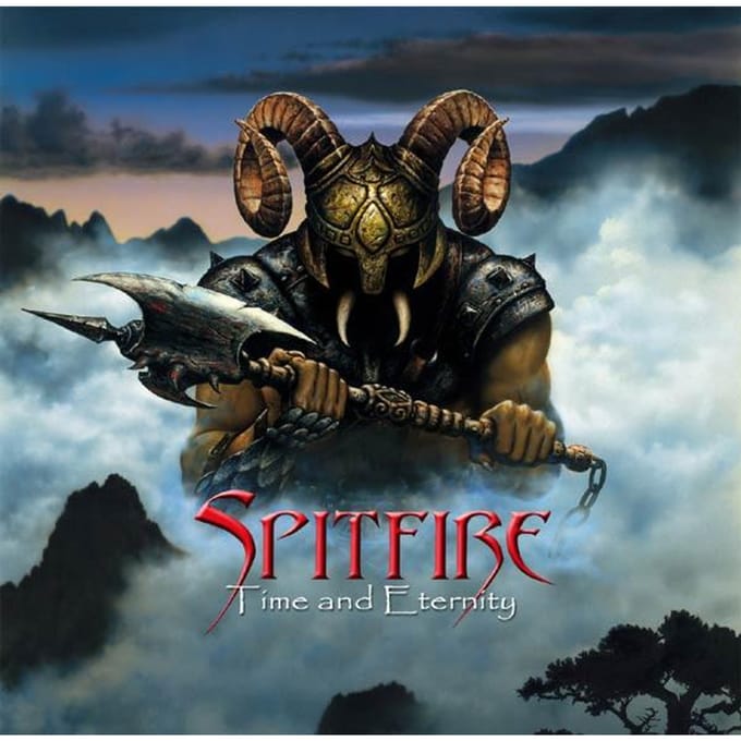 CD SPITFIRE - Time And Eternity MGP054 My Graveyard Pr 2010 Italië Rock Gebruikt black