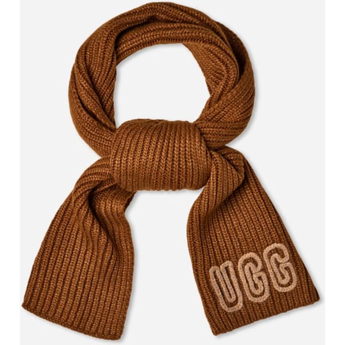 UGG® Chunky Crafted Rib Scarf for Women in Deco, Size OS, Acrylic Blend/Wool