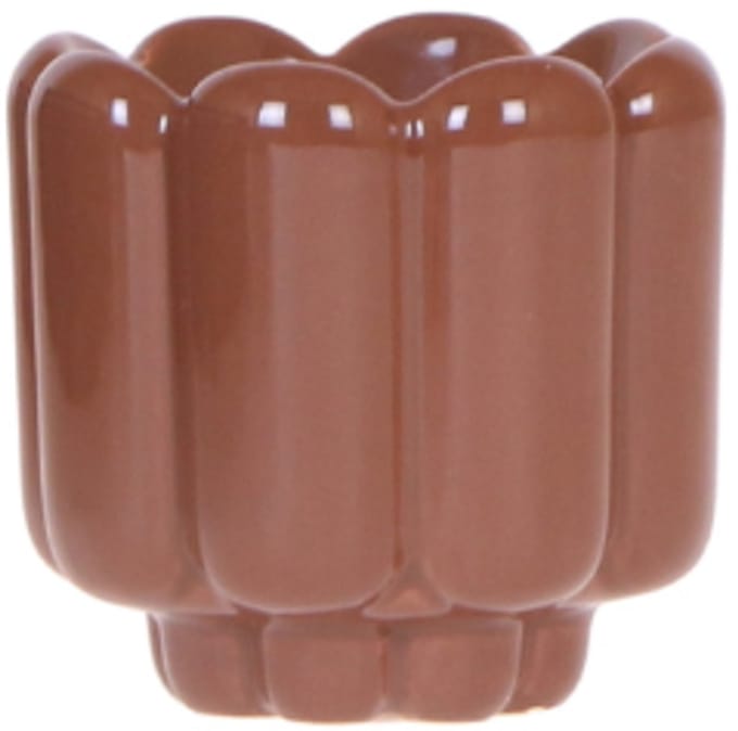 Kolibri Home | Retro Shine sierpot - Brown - Ø6cm