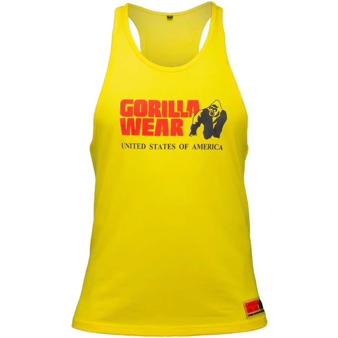 Gorilla Wear Classic Tank Top - Geel - S