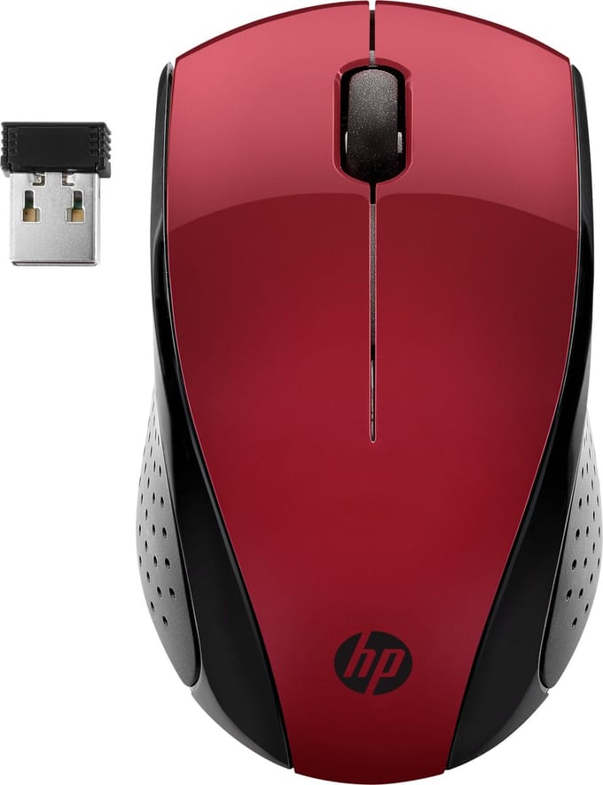 HP 220 - Muis - 3 knoppen - Rood