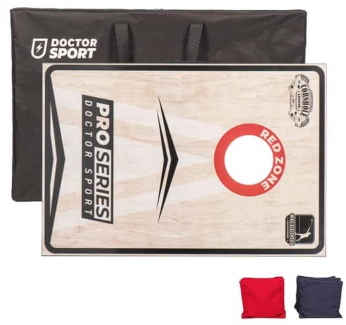 Professioneel Cornhole Bord 120 x 60 cm met Draagtas en 15 x 15 cm Bean Bags