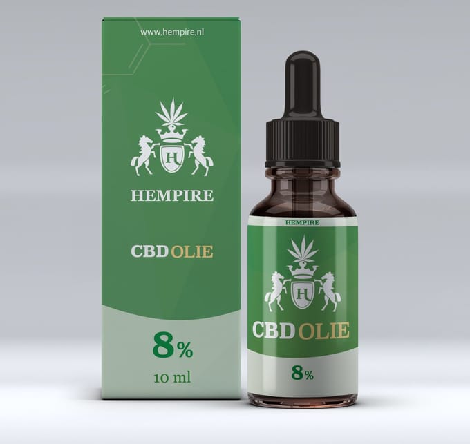 Hempire 8 % CBD olie 10 ml
