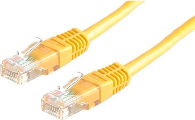ROLINE UTP patchkabel Cat5e geel 15m