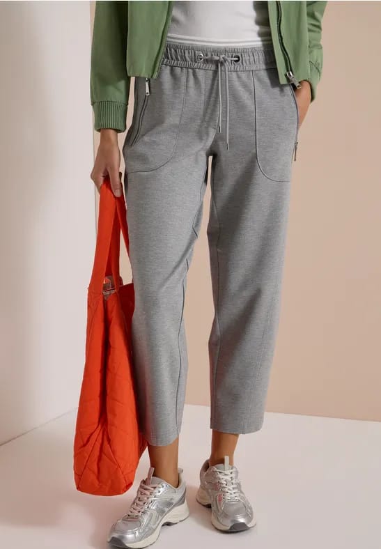 Mid Waist Barrel Leg Broek – Casual Fit
