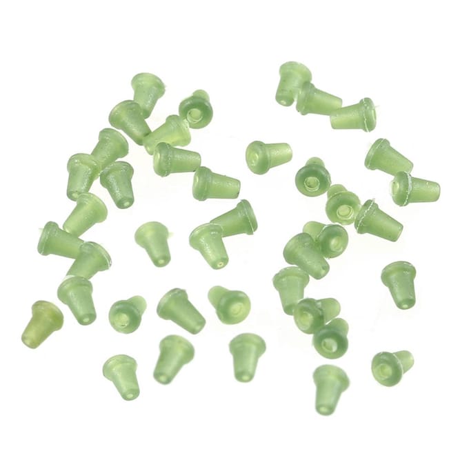 Vis d'appât filetées pour bouillettes, crochet de pêche, crochet d'arrêt, 20 pièces, 40 pièces blanc