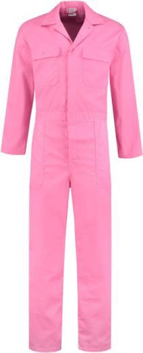 Overall polyester/katoen roze maat 68
