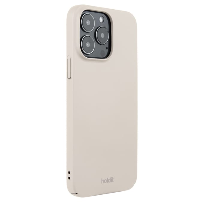 Holdit Slim Case voor de Apple iPhone 15 Pro Max - Light Beige