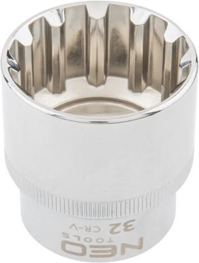 Neo Tools Dop 17 1/2 Aansluiting Special 21 Kant Special DIN 3124 CRV Staal TUV M+T