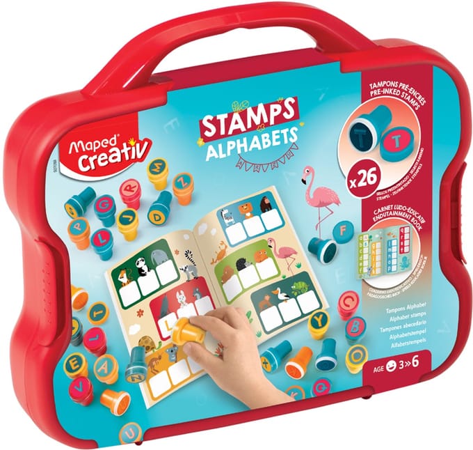 Maped Creativ stempelset 'Alfabet' in koffer