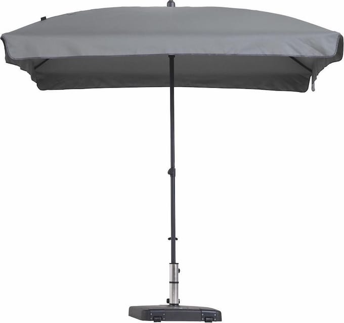 Parasol Rechthoek Lichtgrijs 210 x 140 cm Madison