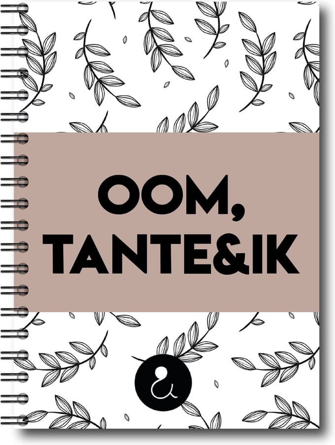 Studio Ins & Outs Invulboek 'Oom, tante & ik' - Sand
