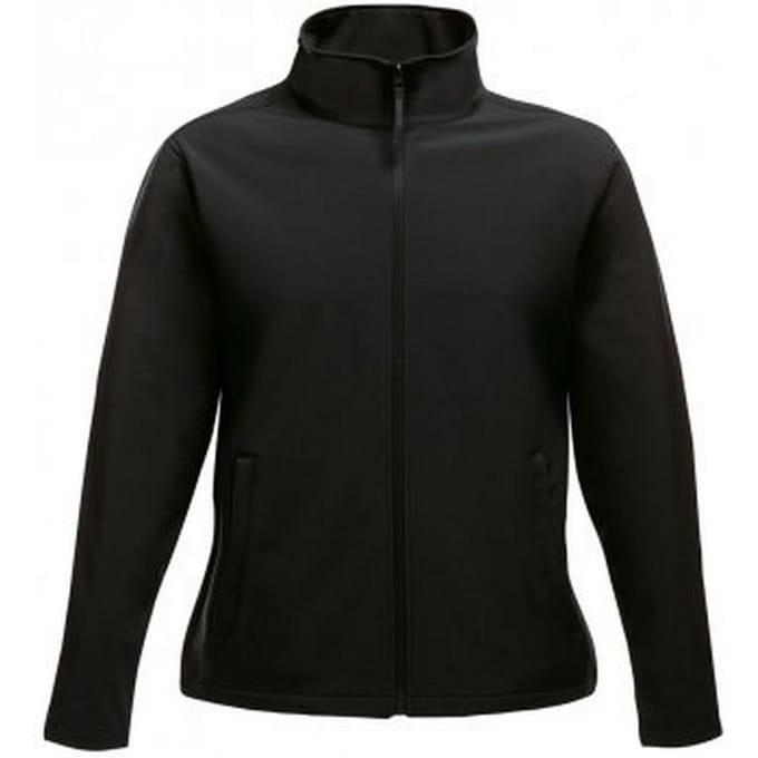 Regatta Opvallende Dames/dames Ablaze Afdrukbaar Soft Shell-jasje (Zwart/Zwart)