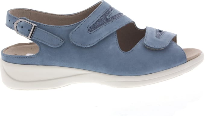 Dames Sandalen Solidus Lia 73043-80447 Jeansblauw - Maat 6