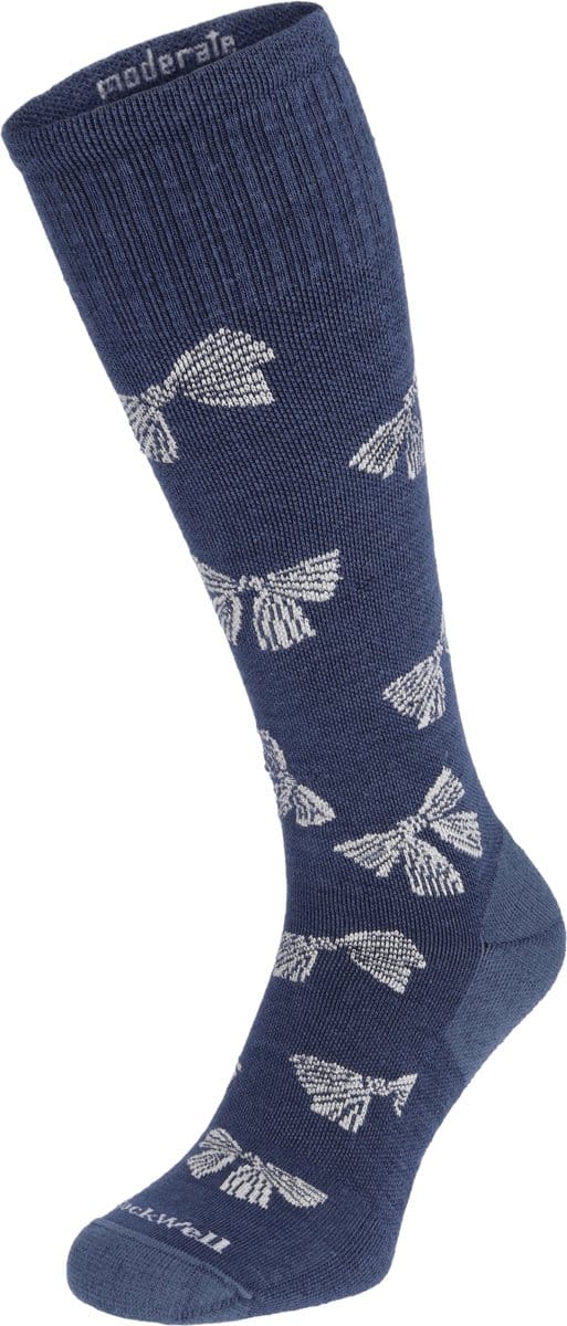 Sockwell - Bows Dames Compressiekousen Klasse 1 Denim - Maat 35-38