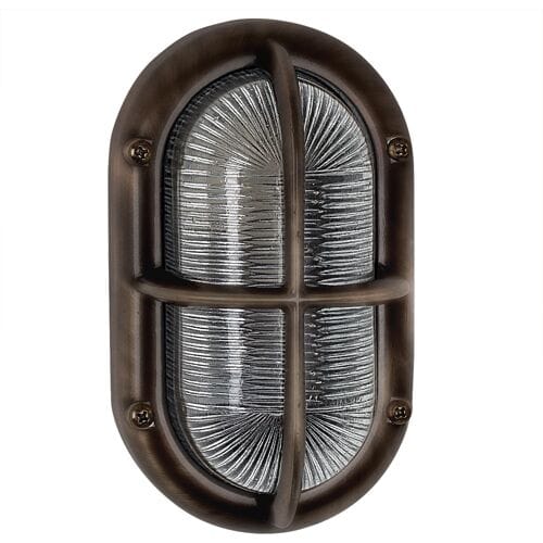 KS Verlichting - scheepslamp - Oculus - zwart - brons - muurlamp - nautisch - IP64 - E27