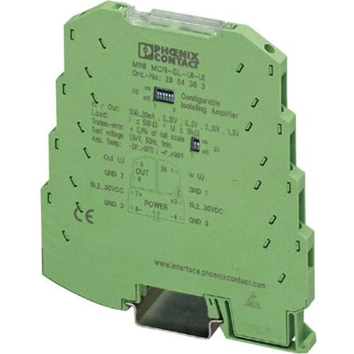 Phoenix Contact 2864150 MINI MCR-SL-UI-UI-NC Configurable 3-way Isolation Amplifier Content: 1 pc(s)