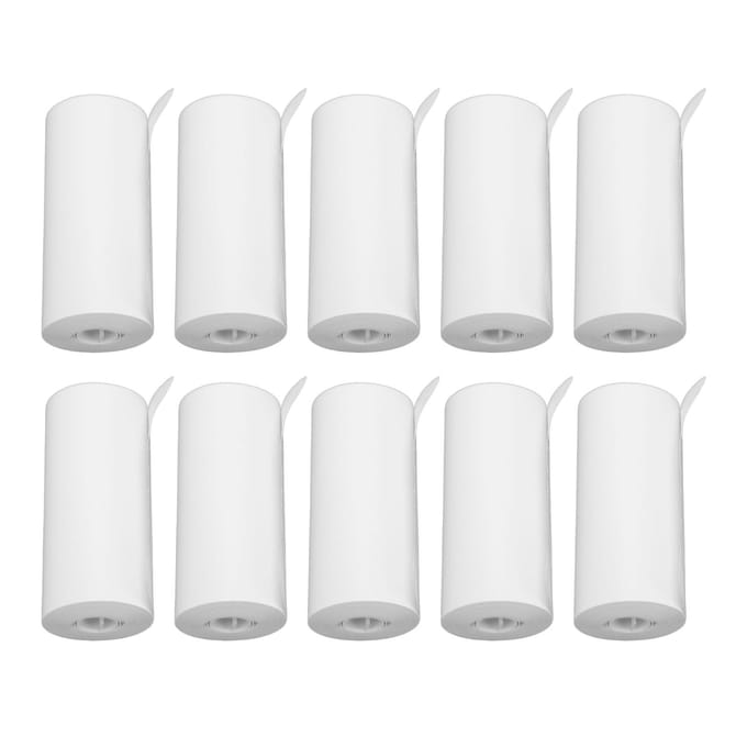 20 stuks thermisch printpapierrollen draagbare navulset print voor camera notities labels 57x25mm white