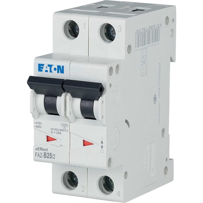 Eaton Faz-B25/2 Industriële Mcb 25A 2P B-Characteristic - 278736