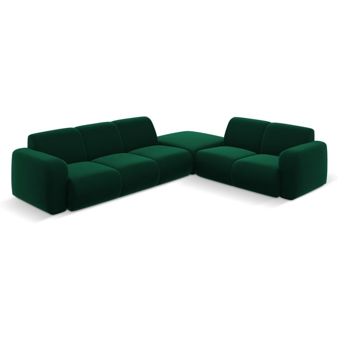 6-zitshoekbank Lola velvet rechts | Windsor & Co
