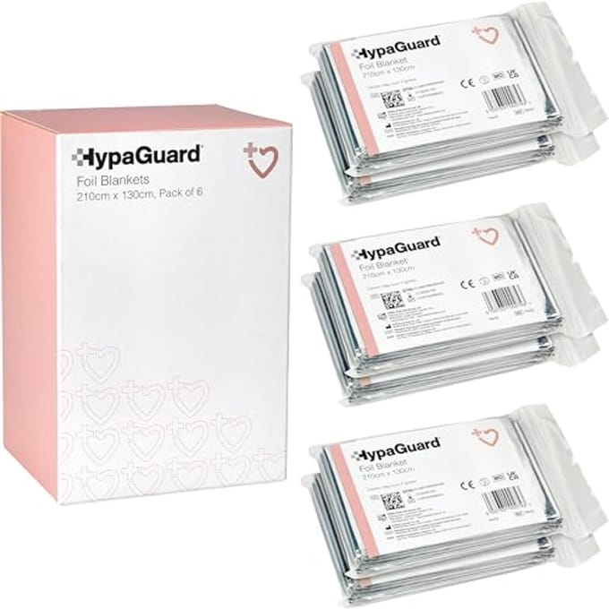Survival Deken Pack van 6 - Mylar Folie voor Noodhulp en Warmtebehoud