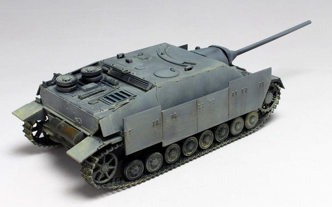 Platz/Italeri 1/35 World of Tanks Duitse Leger Jagdpanzer IV Lang Plastic Model WOT39510 gray