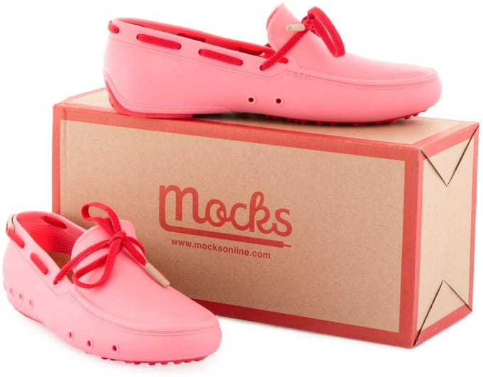 Unisex zomerschoenen Mocks roze - 40