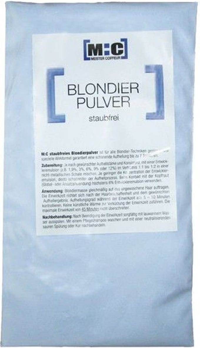 M:C Blondeerpoeder in zak blauw 100gr
