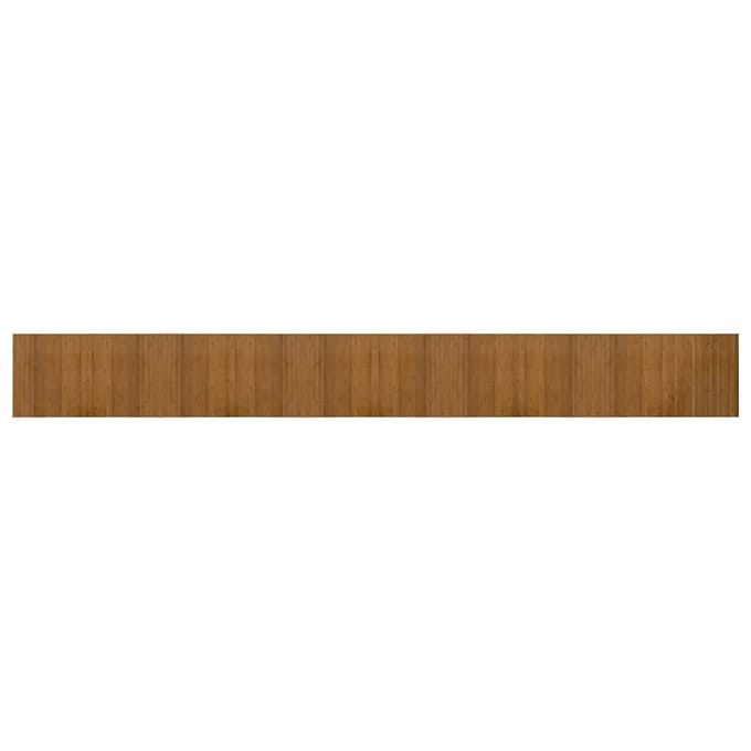vidaXL - Vloerkleed - rechthoekig - 60x500 - cm - bamboe - bruin