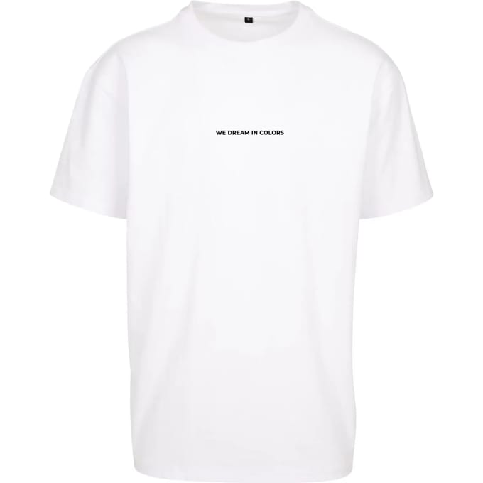 Mister Tee - We Dream in Colors Oversize Heren T-shirt - S - Wit