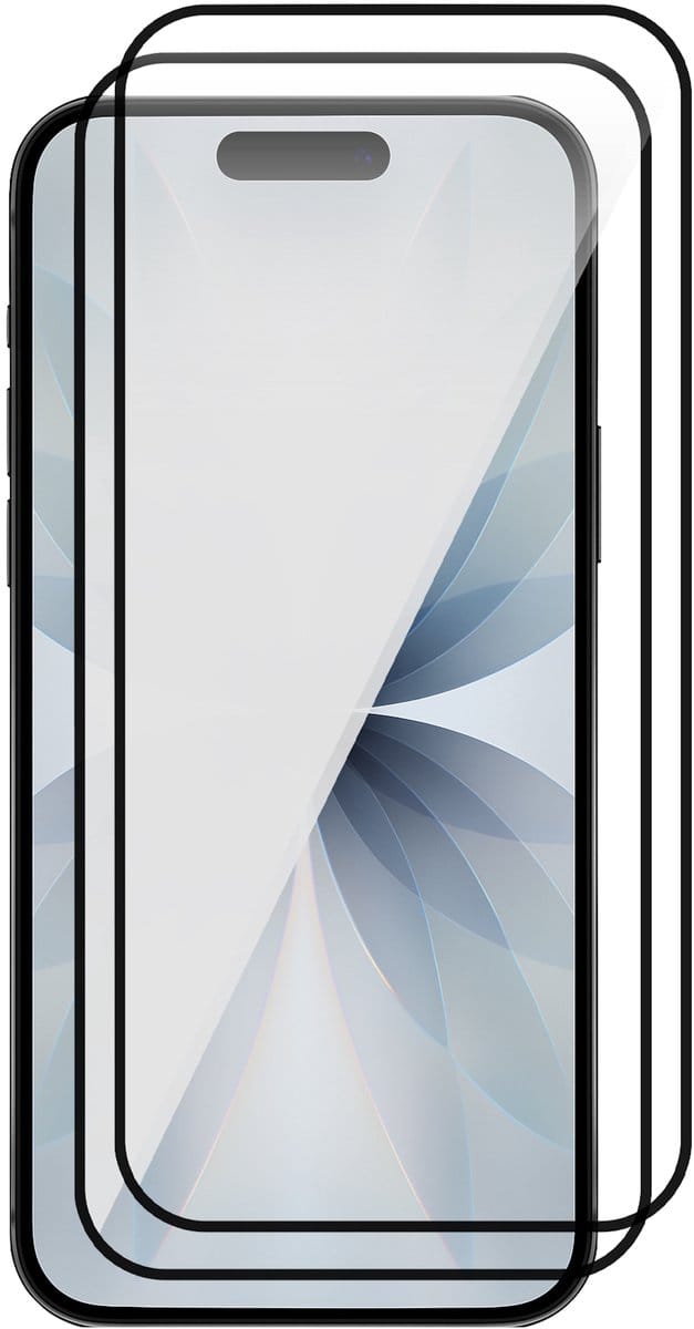 Screenprotector geschikt voor iPhone 17 - 2x Volledig Dekkend Glas Screen Protector