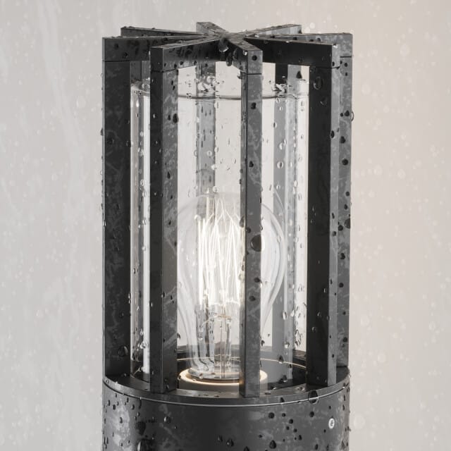 Maytoni Outdoor - Wandlamp Barrel - Grafiet