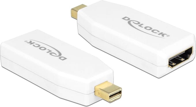 DeLOCK premium Mini DisplayPort naar HDMI actieve adapter - DP 1.2 / HDMI 1.4 (4K 30Hz) / wit