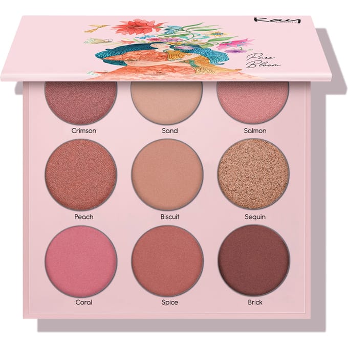 Kay Beauty Eyekanvas Eyeshadow Palette(9 In 1) - Pure Bloom