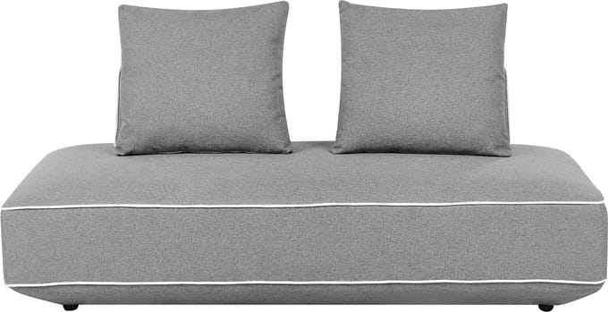 BELIANI SEILLANS - Chaise longue - Donkergrijs - Polyester