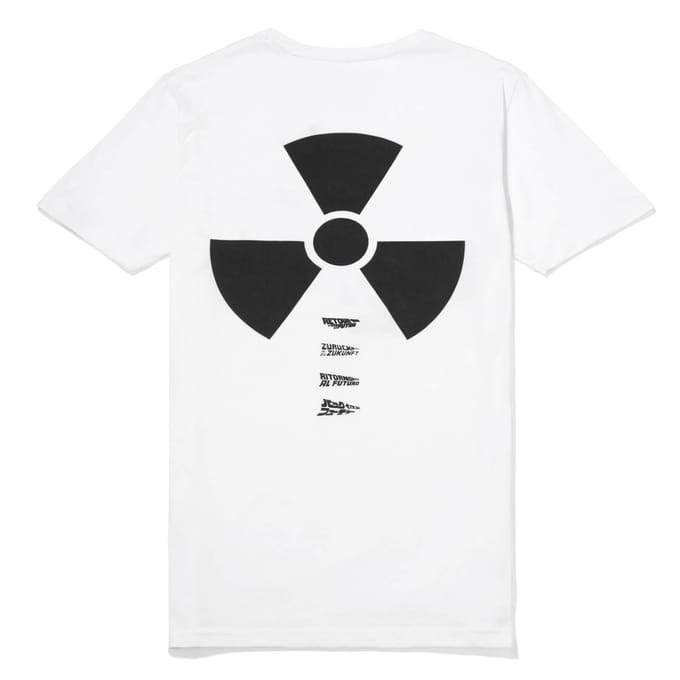 Global Legacy Back to the Future Radiation t-shirt - Wit - M