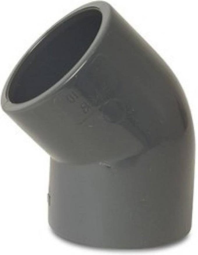 Cepex PVC knie 45 graden 40 mm x 40 mm