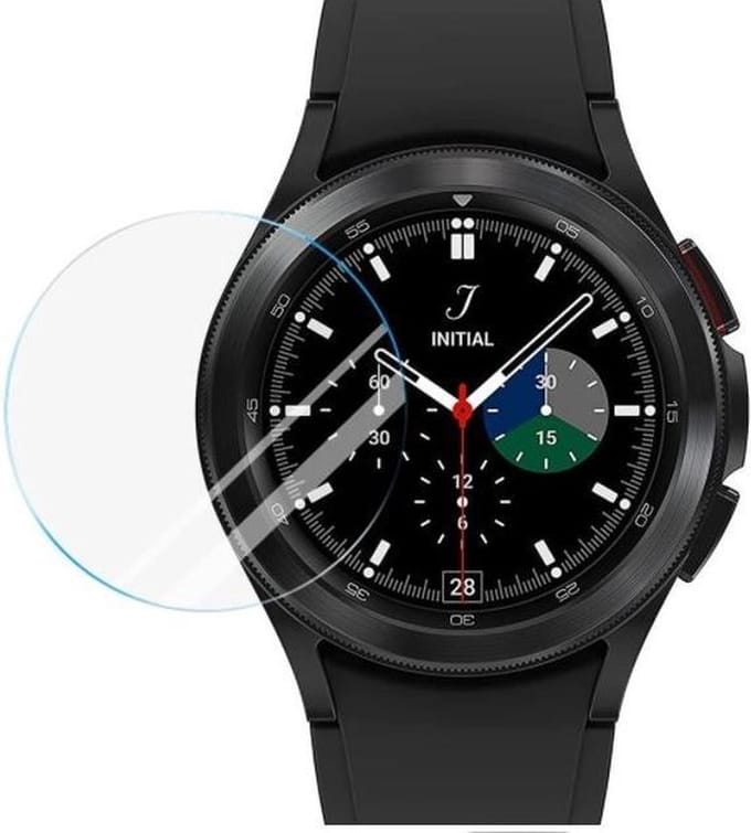 Strap-it Screen protector glas - beschermend glasplaatje geschikt voor Samsung Galaxy Watch 4 Classic 46mm
