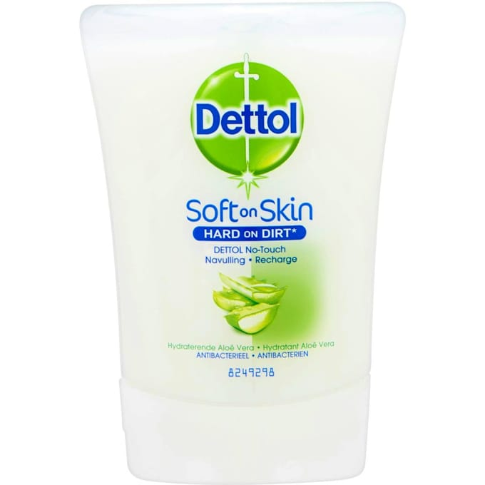 Dettol No Touch Automatische Zeepdispenser Navulverpakking Aloe Vera 250 ml