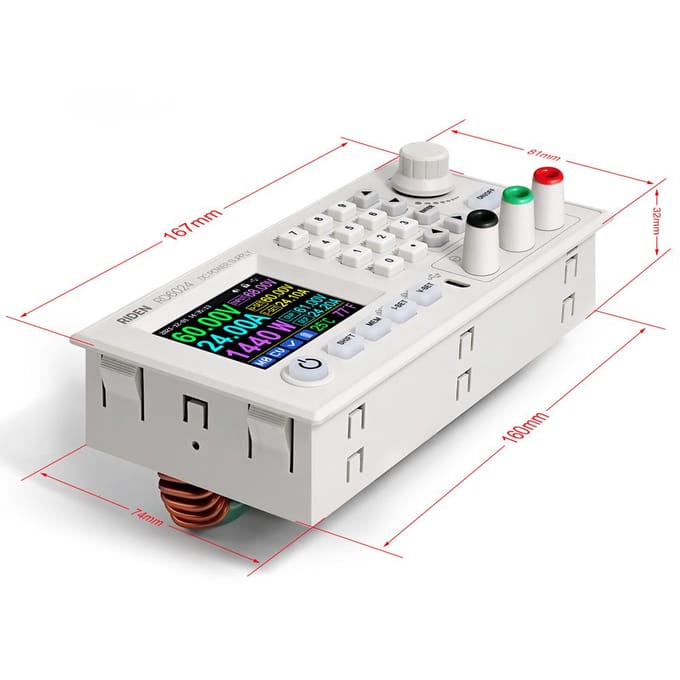 RD6024-W 24A 12V 36V 48V 60V Instelbare Step-Down Digitale Constante Spanning Stroom Voedingen RD6024