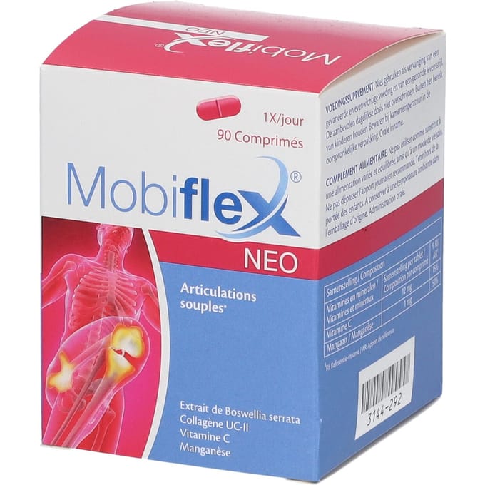 Mobiflex Neo | Behoud van Soepele Gewrichten & Sterke Botten 90 Gecomprimeerde tabletten