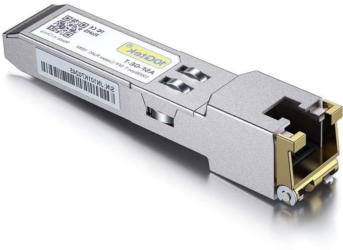SFP RJ45 Transceiver - Mini Gbic Module - Netwerkverbinding Maken - Compatibel met Netgear - 100 meter - null