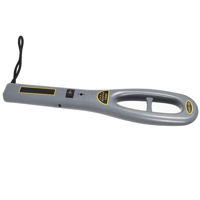 1x Draagbare Hoge Gevoeligheid Handheld Beveiliging Jager Detector Metaaldetector Lichtgewicht gray