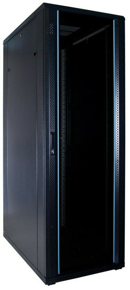 DSIT 37U serverkast met glazen deur 600x1000x1800mm (BxDxH) - serverbehuizing - serverrack - 19 inch