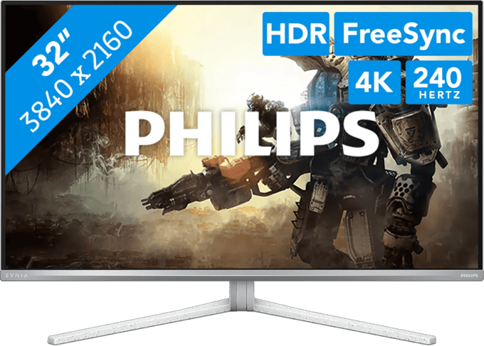 32" Philips Evnia 8000 32M2N8900 - 3840x2160 (4K) - 240Hz - QD-OLED - 65W USB-C - KVM switch