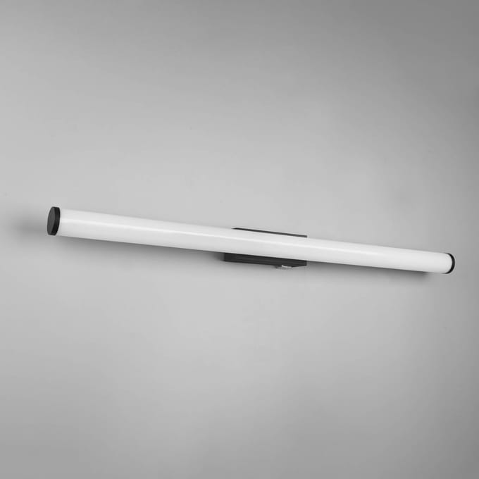 Trio Lighting Mattimo LED wandlamp, breedte 80 cm, zwart, schakelaar