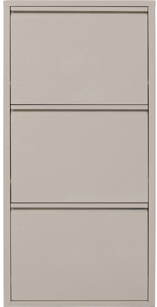Schoenenkast Caruso creme 3 laden Kare Design