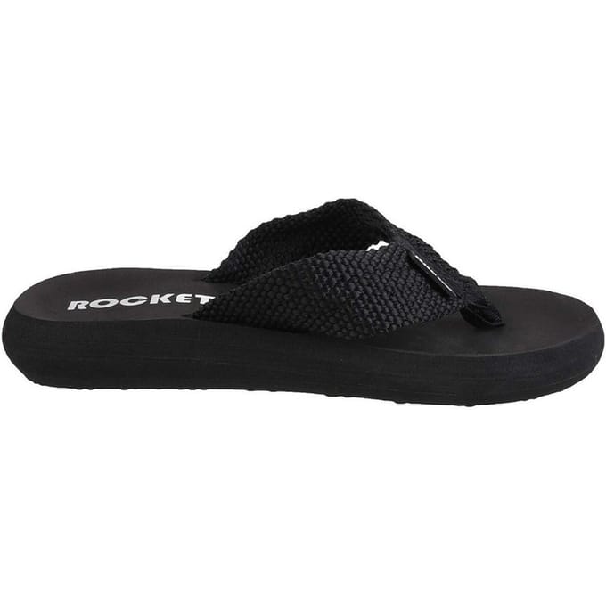 Rocket Dog Dames/dames Zonsondergangsslip op sandalen (Zwart)