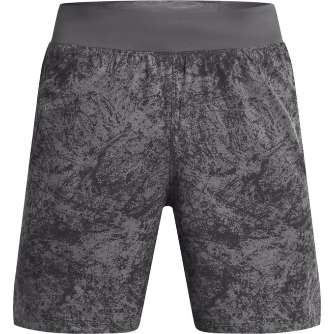 Under Armour Launch Pro 7in Printed Hardloopshorts Heren-Grijs,Groen